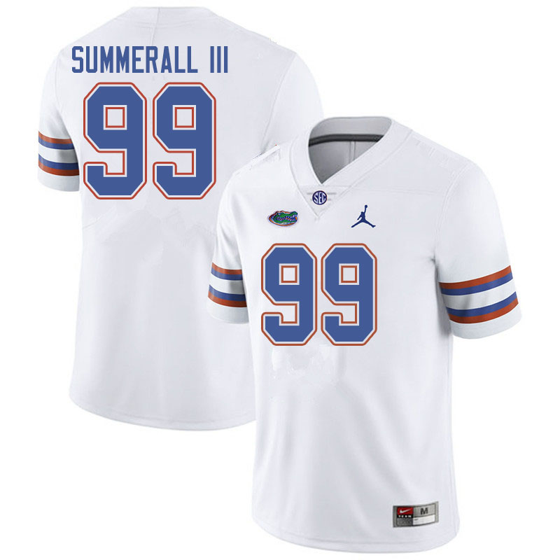 Jordan Brand Men #99 Lloyd Summerall III Florida Gators College Football Jerseys Sale-White